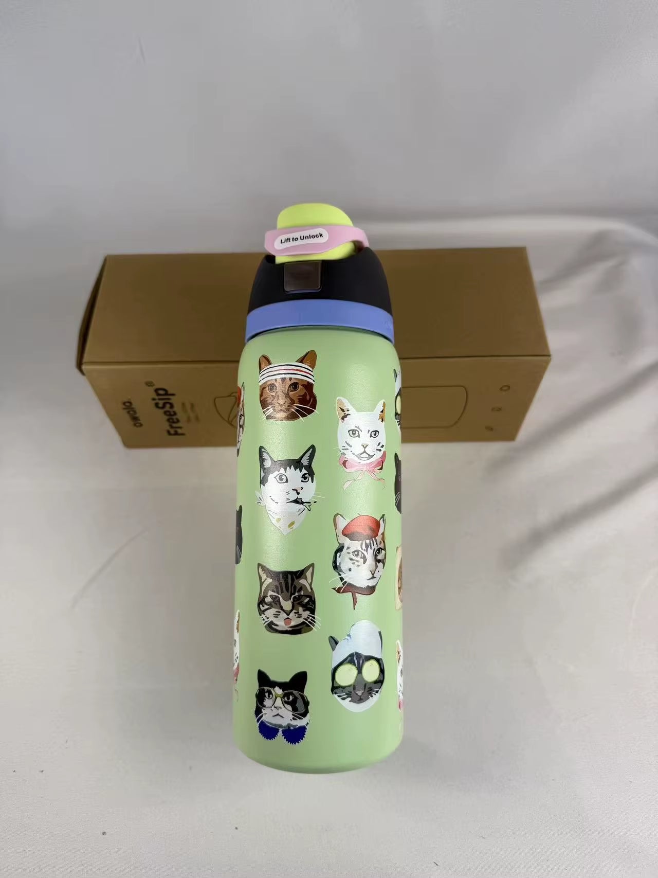 GLOW in the DARK! 32Oz Spooky Ghost Tumbler - Vacuum Insulated Stainless Steel Cup W/ Double Lid, 24H Cold & Hot (Halloween Gift